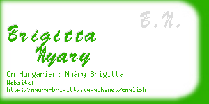 brigitta nyary business card